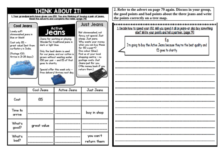 Worksheets For Intermediate and Advanced Level | PDF