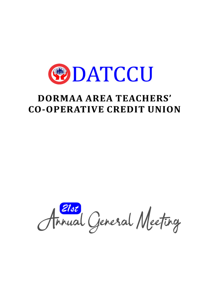 Dattccu Agm 2025 | PDF | Audit | Expense