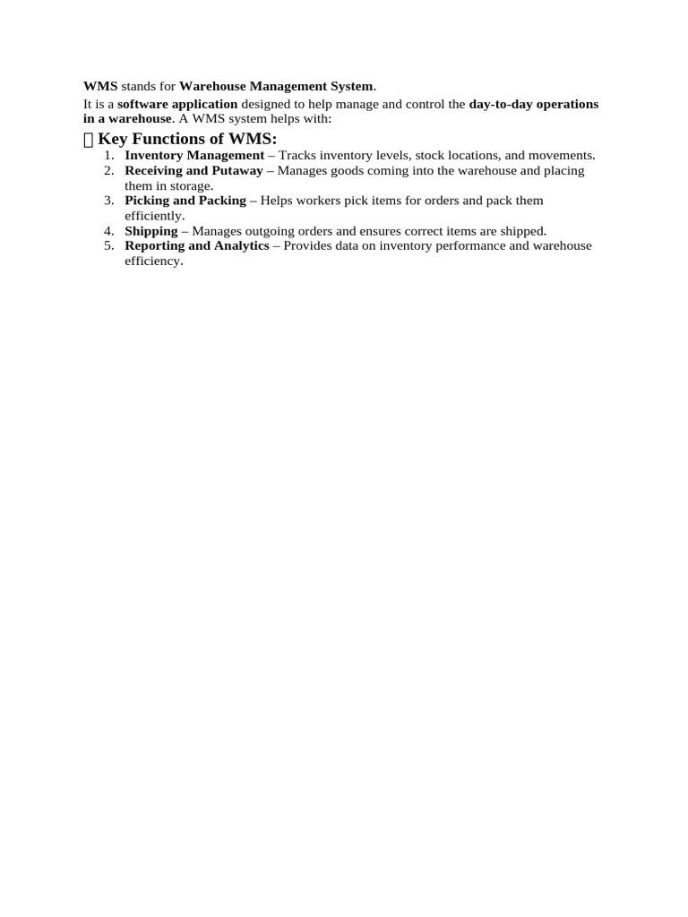 Wms 1 | PDF