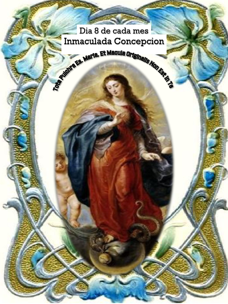Oraciones a la Inmaculada Concepción | PDF | María, madre de Jesús ...