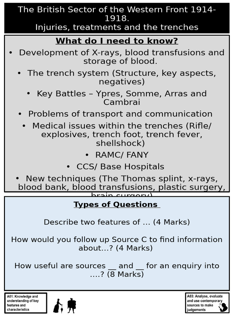 Western Front Booklet | PDF | Trench Warfare | Blood Transfusion