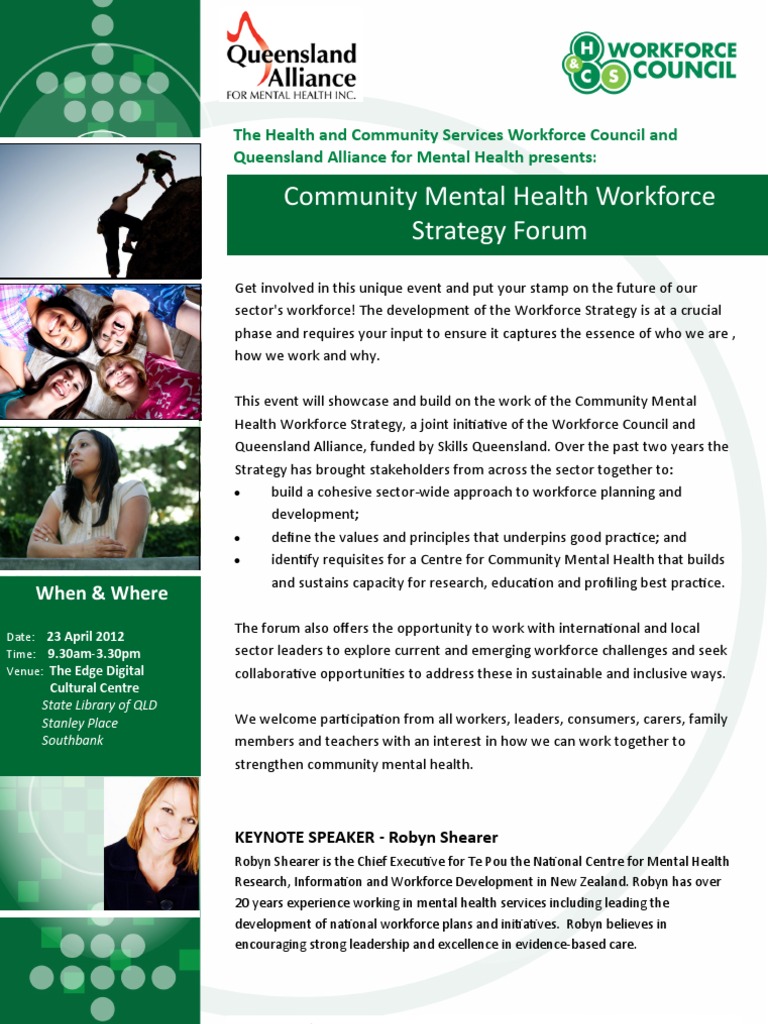 CMH Workforce Strategy Forum - Invitation | PDF | Money Order | Payments