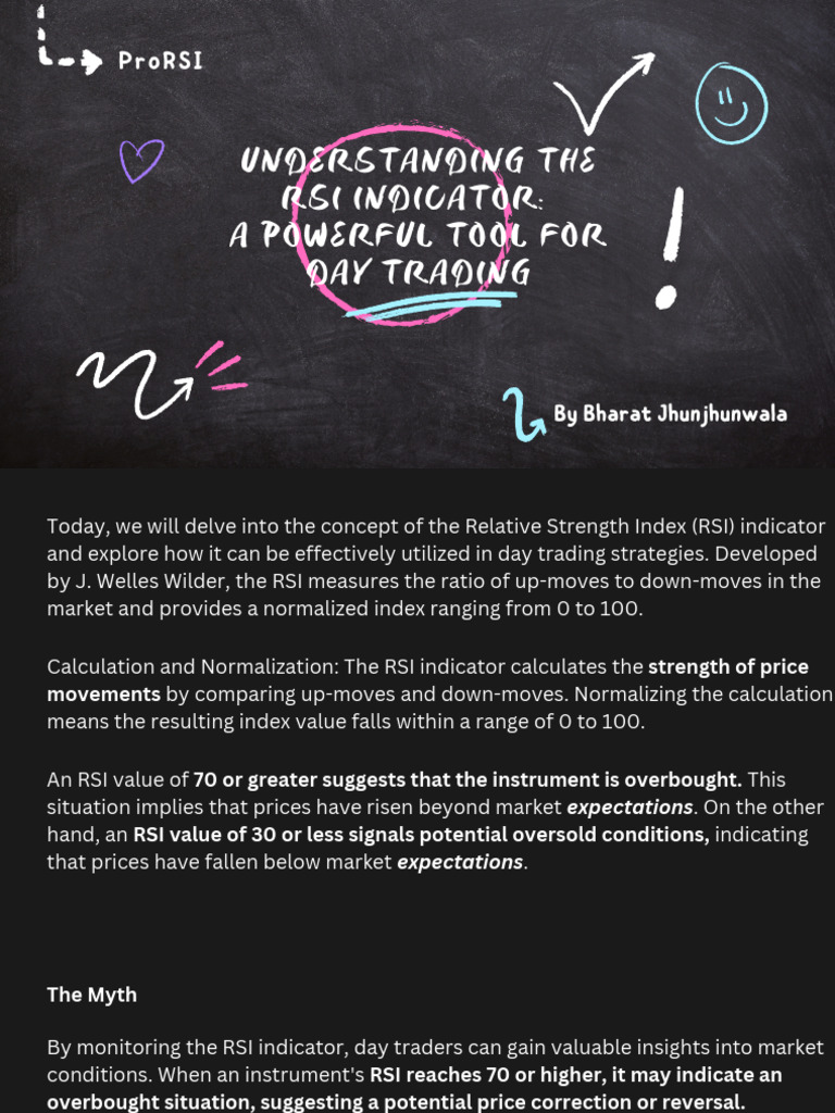 RSI Settings for Intraday Trading | PDF | Private Sector | Financial ...