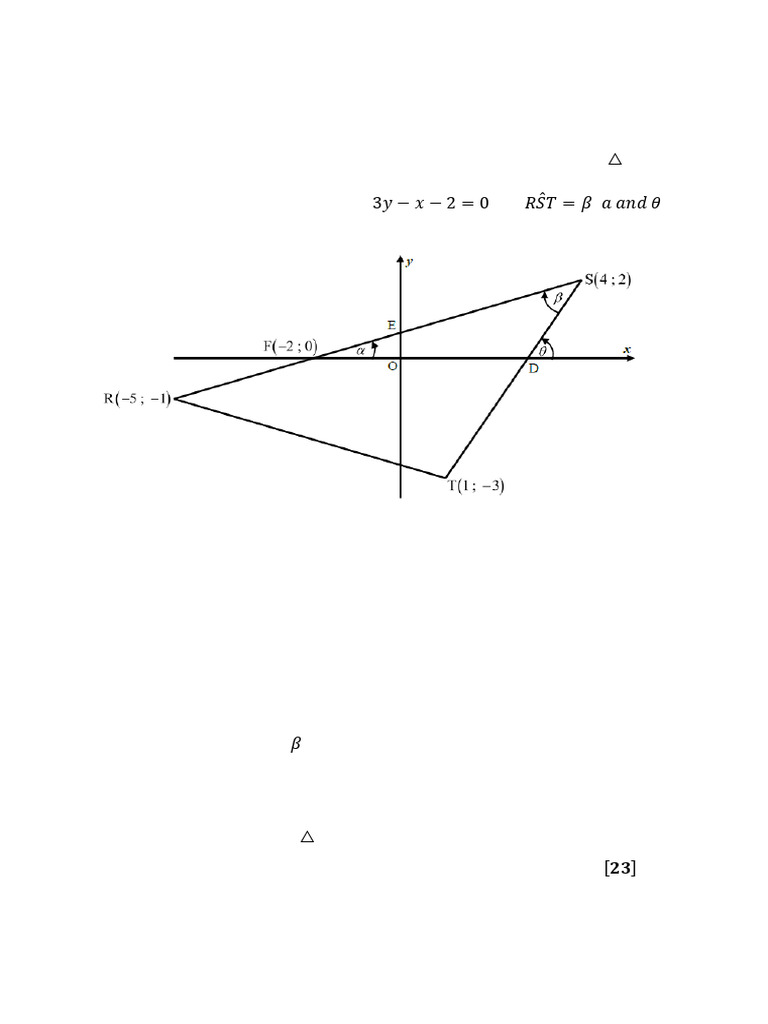 Geometry Homework: Triangle RST Calculations | PDF