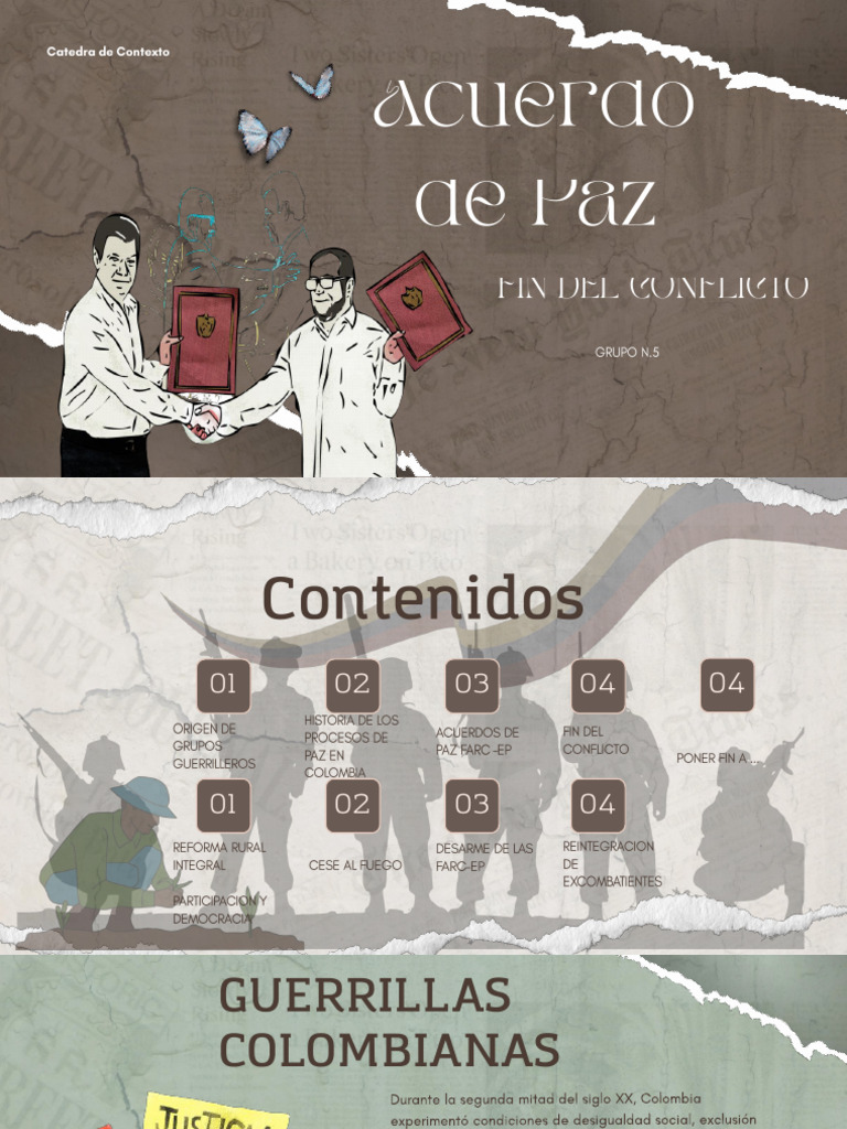 Acuerdo de Paz en Colombia: Impacto y Retos | PDF | Colombia | Guerra ...