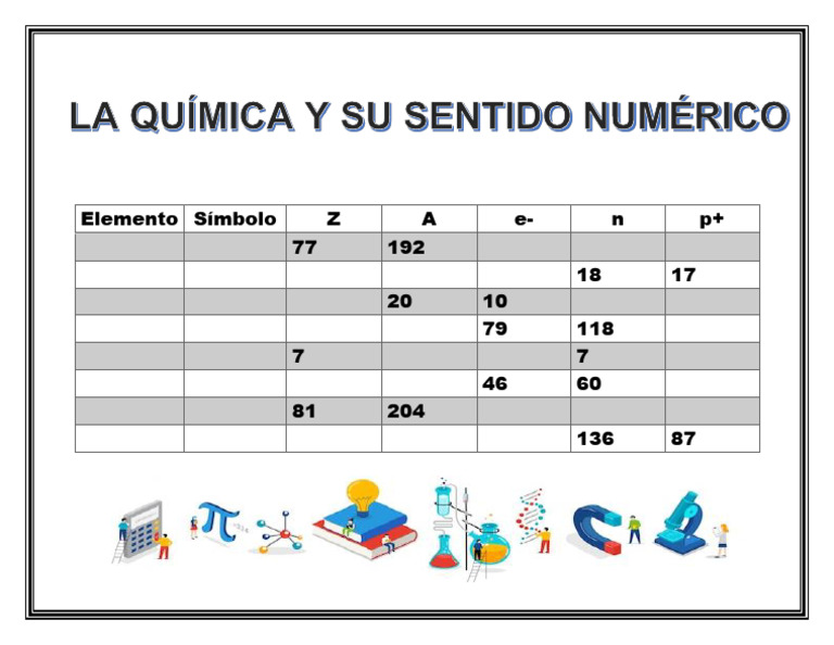 La Quimica y El Sentido Numerico | PDF