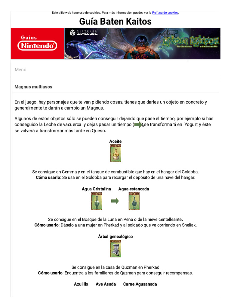 Baten Kaitos (GameCube) | PDF