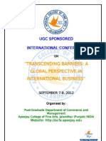 UGC Conf on Global Business