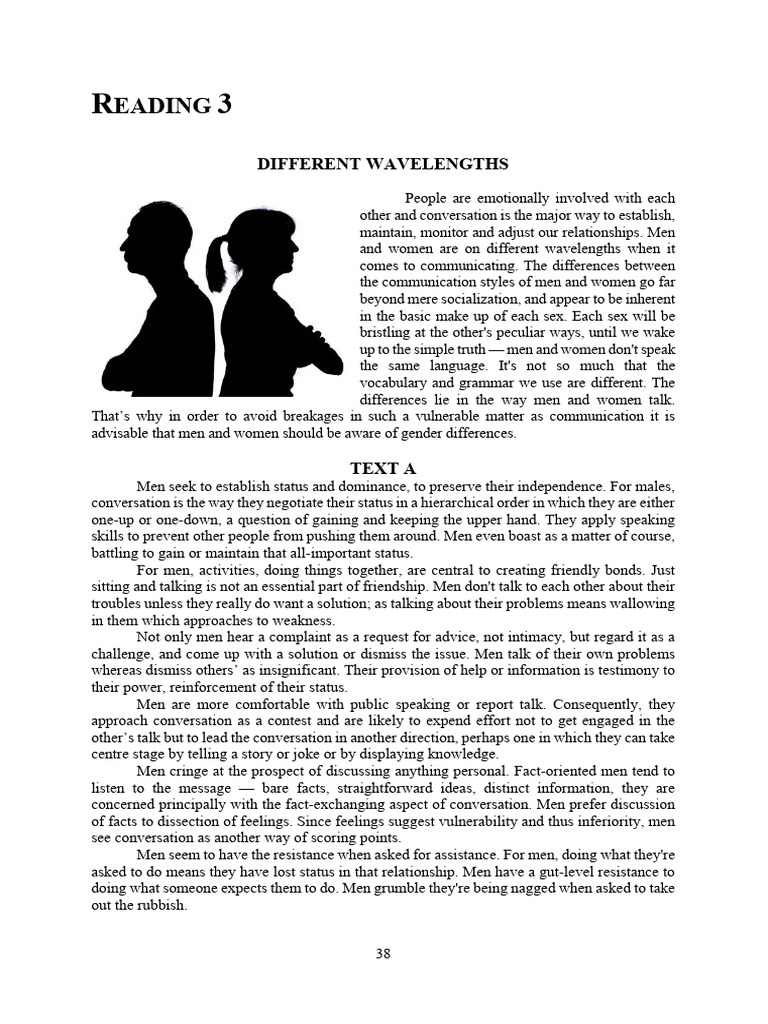 Gender Communication Differences | PDF | Conversation | Communication