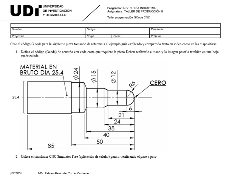 Taller de GCode para CNC | PDF