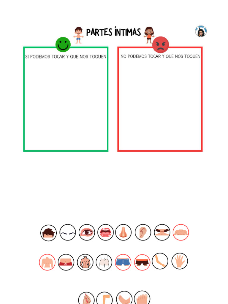 Actividad Partes Intimas | PDF