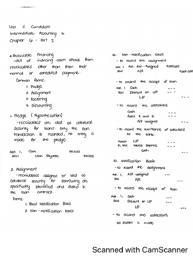 Notes for Chapter 6 Part 2 | PDF