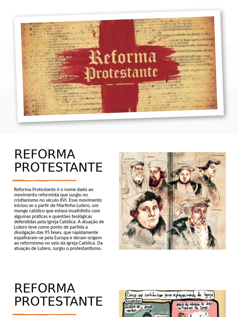 Reforma Protestante II | PDF | Protestantismo | Martinho Lutero