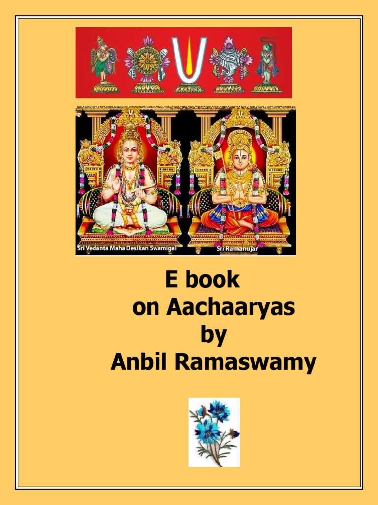 Significance of Acharyas in Tradition | PDF | Rama | Ramayana