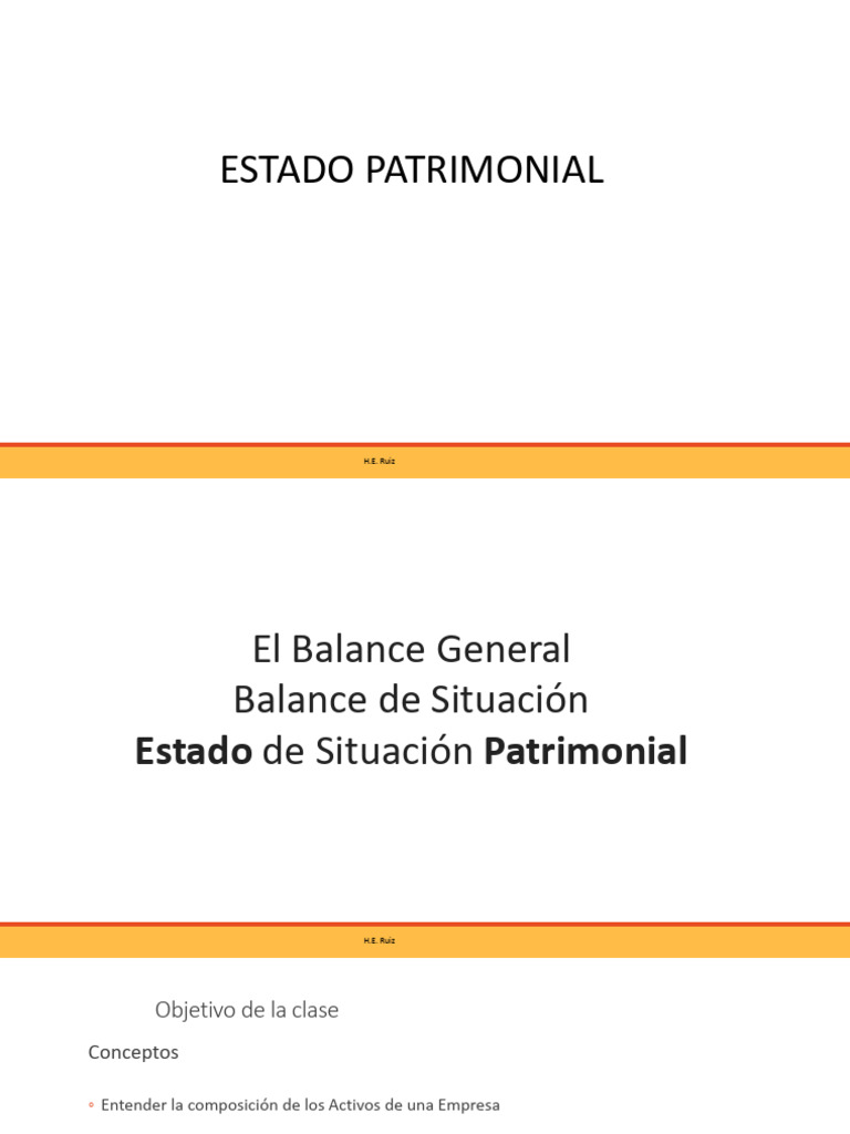 Estado Patrimonial 2024 | PDF | Hoja de balance | Contabilidad