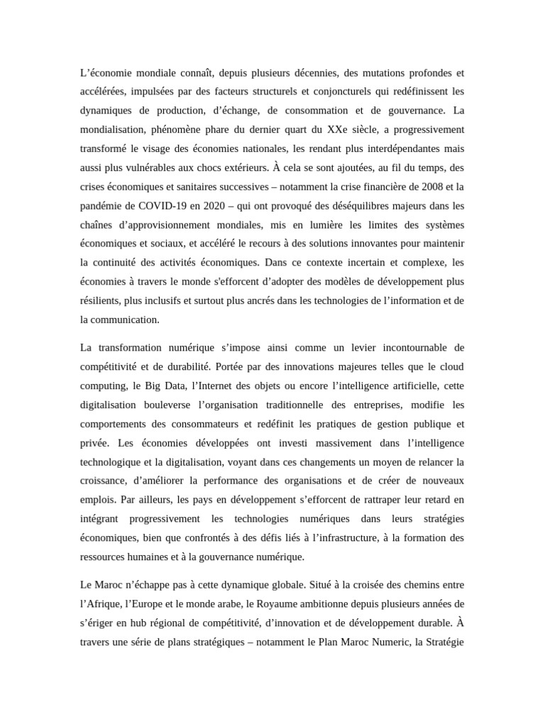 Impact de l'IA sur l'audit au Maroc | PDF | Intelligence artificielle ...