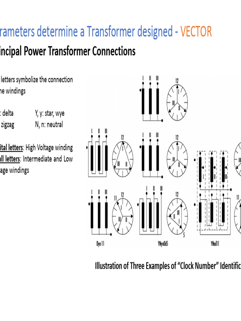 Transformer Connection Types Explained | PDF