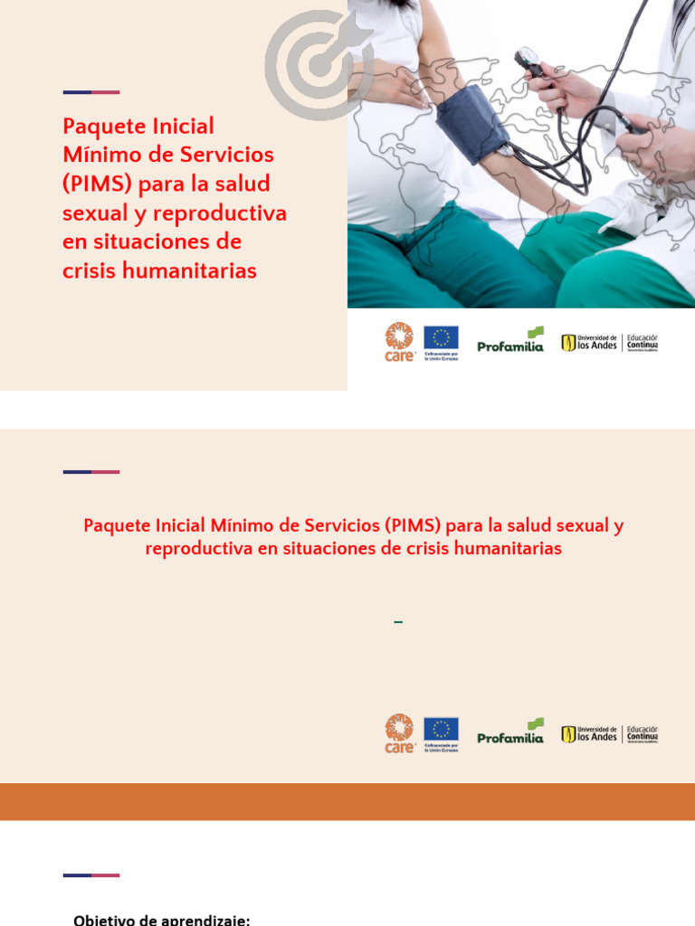 PIMS: Salud Sexual en Crisis Humanitarias | PDF | Violencia | Violación