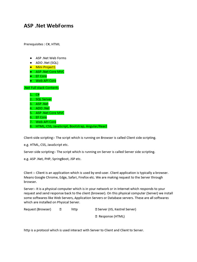 Notes Full Merged | PDF | Websites | World Wide Web