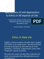 Ethics Life