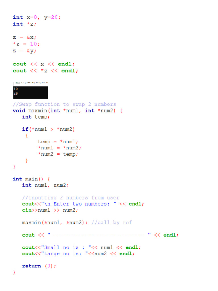 Pointers S | PDF