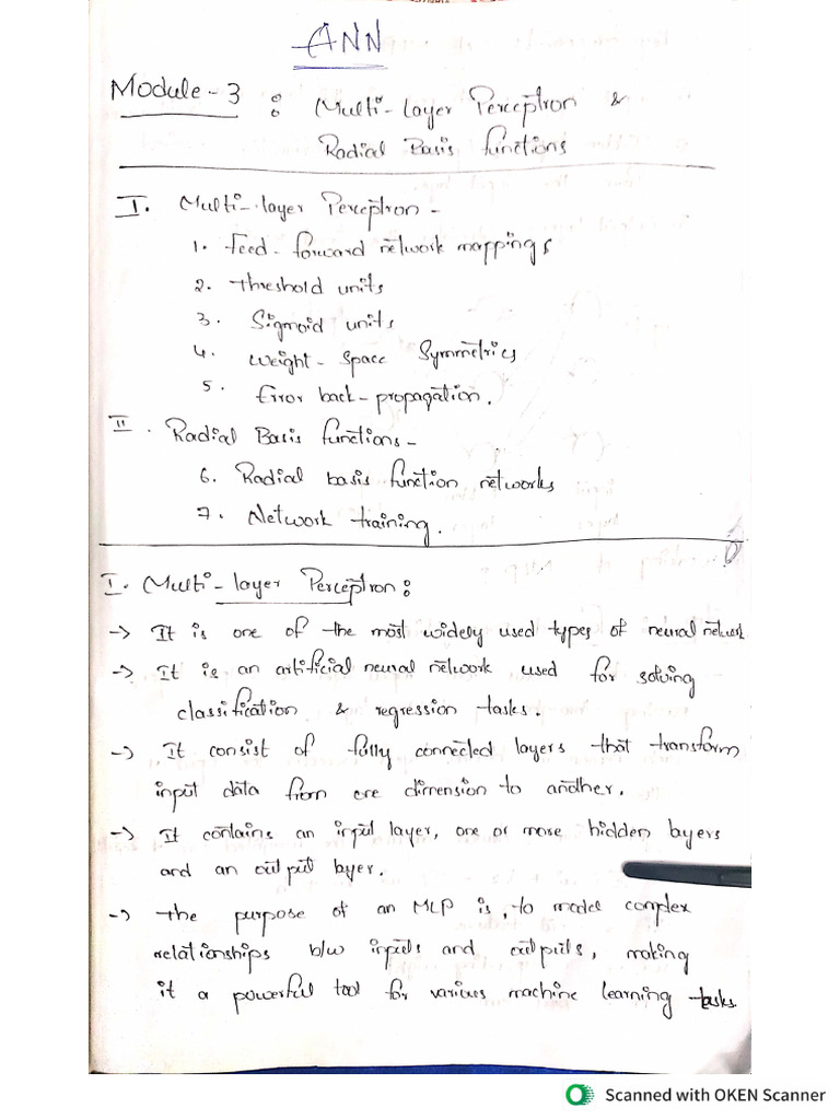 ANN Module 3 | PDF