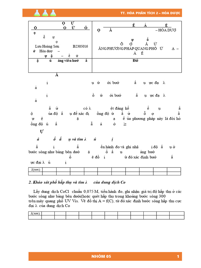 Phúc Trình Phân Tích PDF | PDF