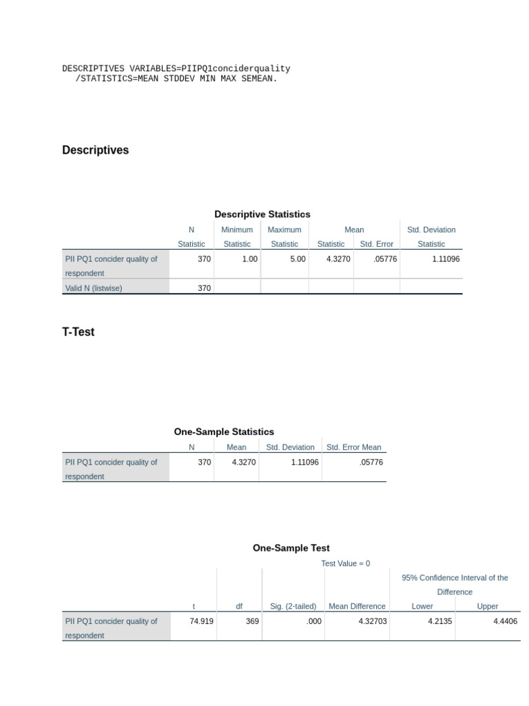 PIIPQ1 Consider P-Quality Export | PDF