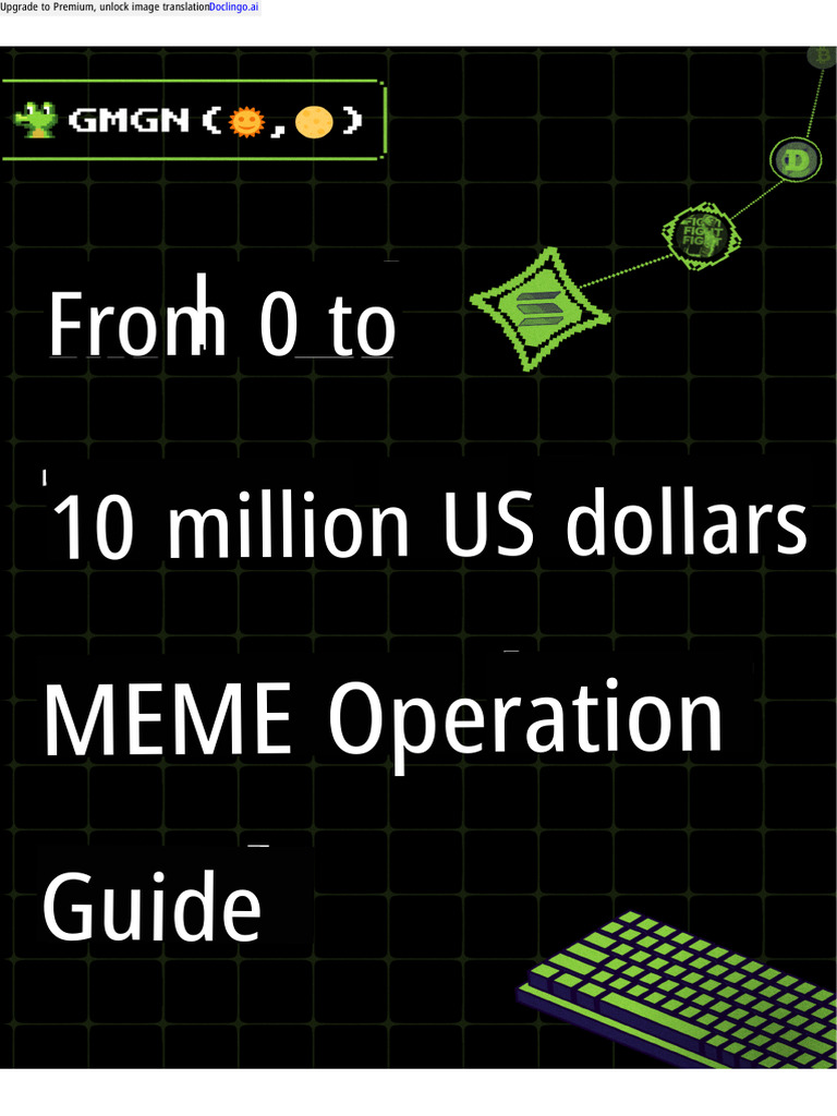 GMGN - 0 To 10M Trading Guide - English | PDF | Cryptocurrency