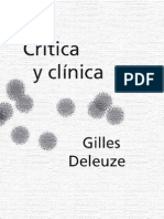 Deleuze Critica y Clinica