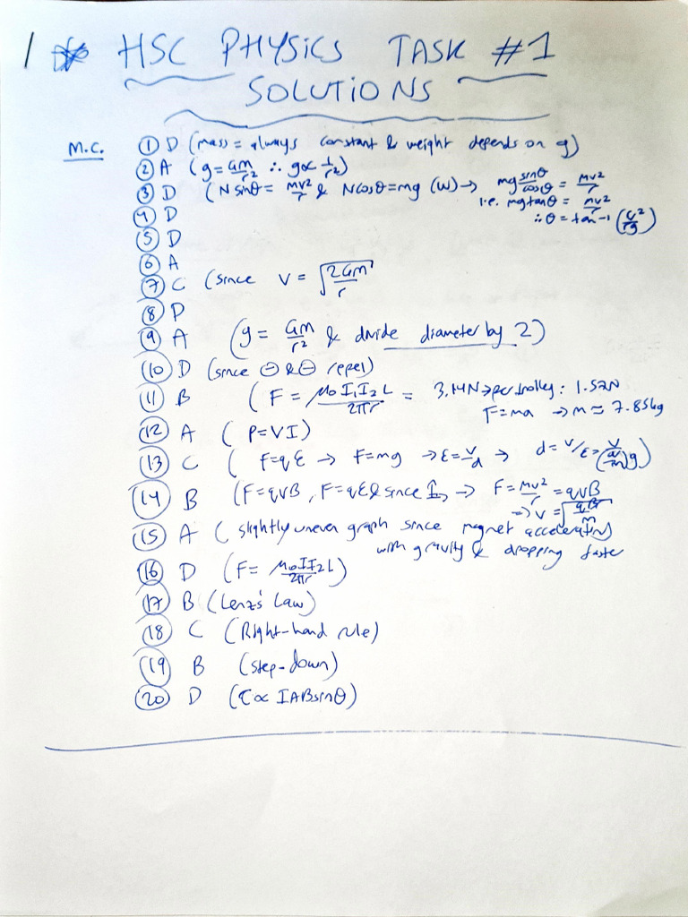 Task 1 Solutions | PDF