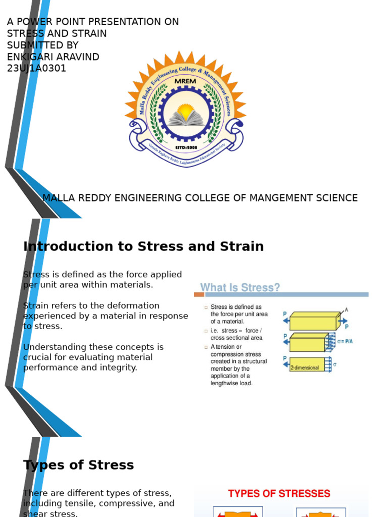 Understanding Stress and Strain in Materials | PDF | Stress (Mechanics ...