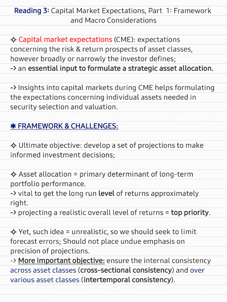 Behavioral Finance & Capital Market Expectations - 230210 - 100627 | PDF