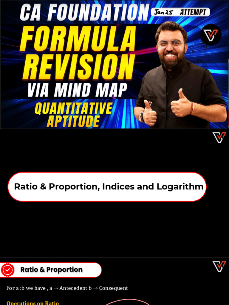 Applied Maths Formula Sheet | PDF | Mean | Interest