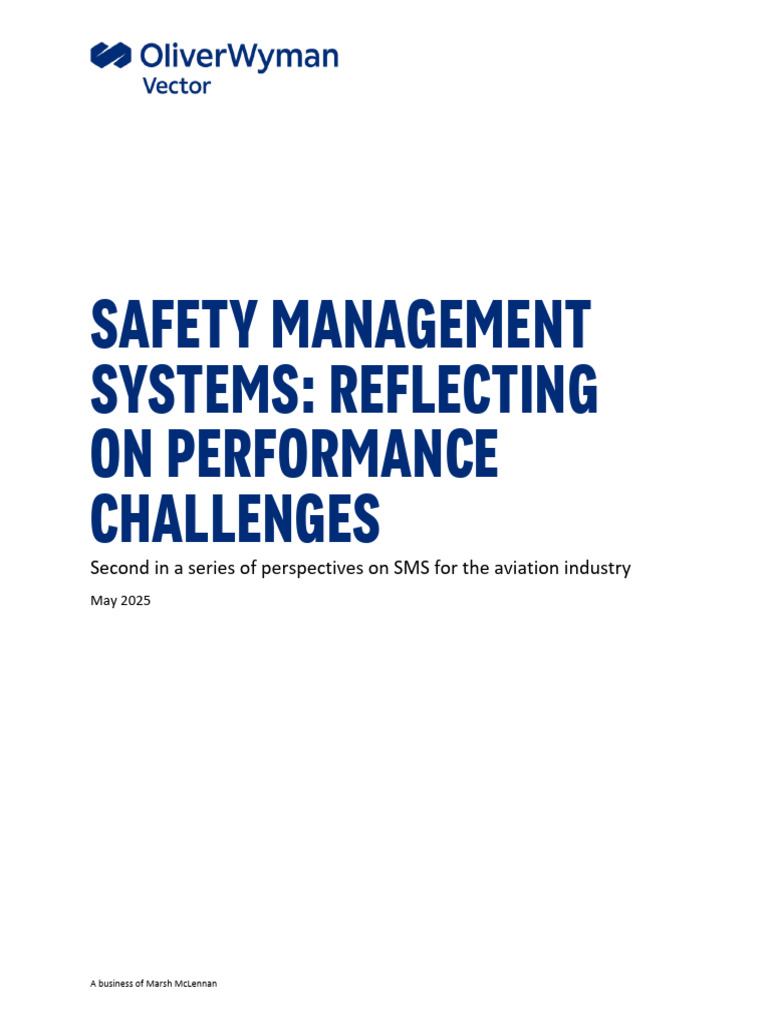 Aviation Safety Management Challenges | PDF | Risk | Safety