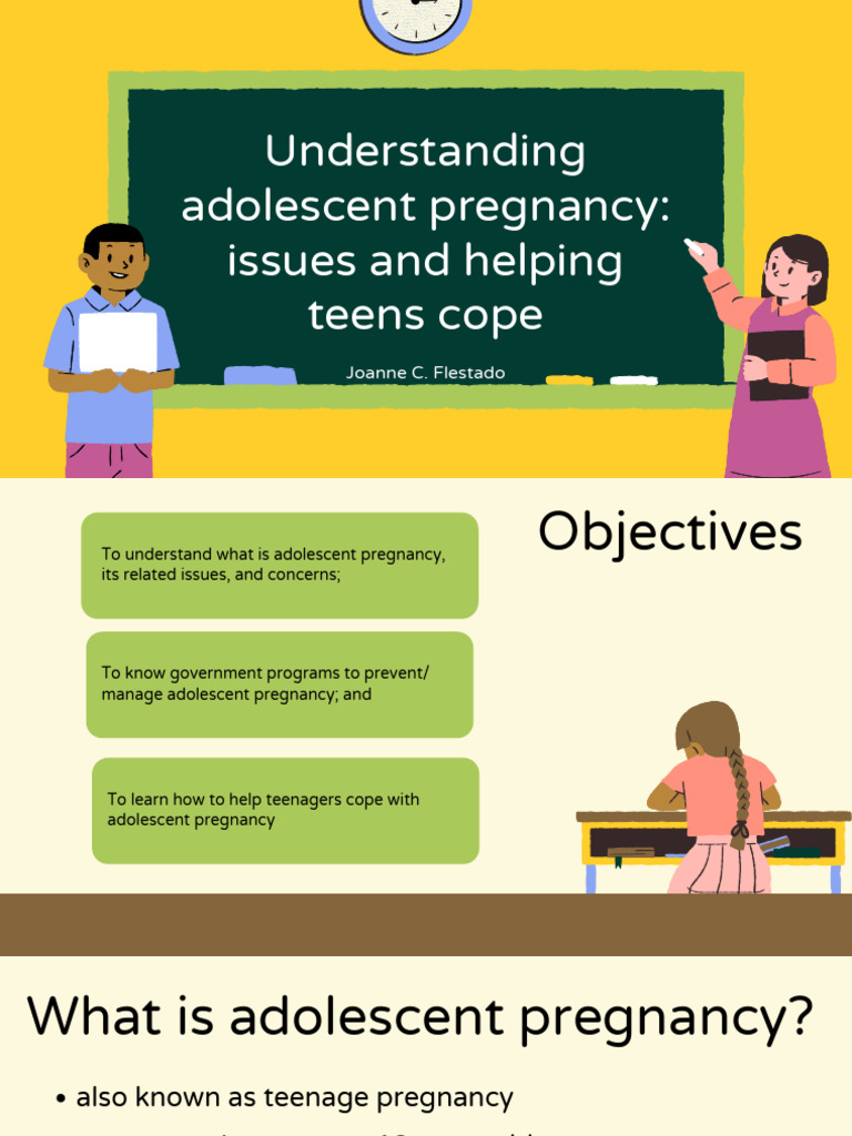Adolescent Pregnancy: Issues & Solutions | PDF | Teenage Pregnancy ...