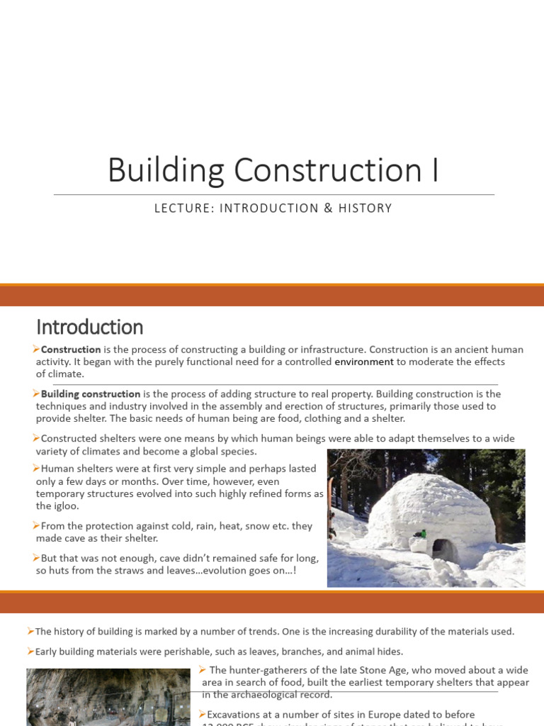 History of Building Construction | PDF | Rock (Geology) | Brick
