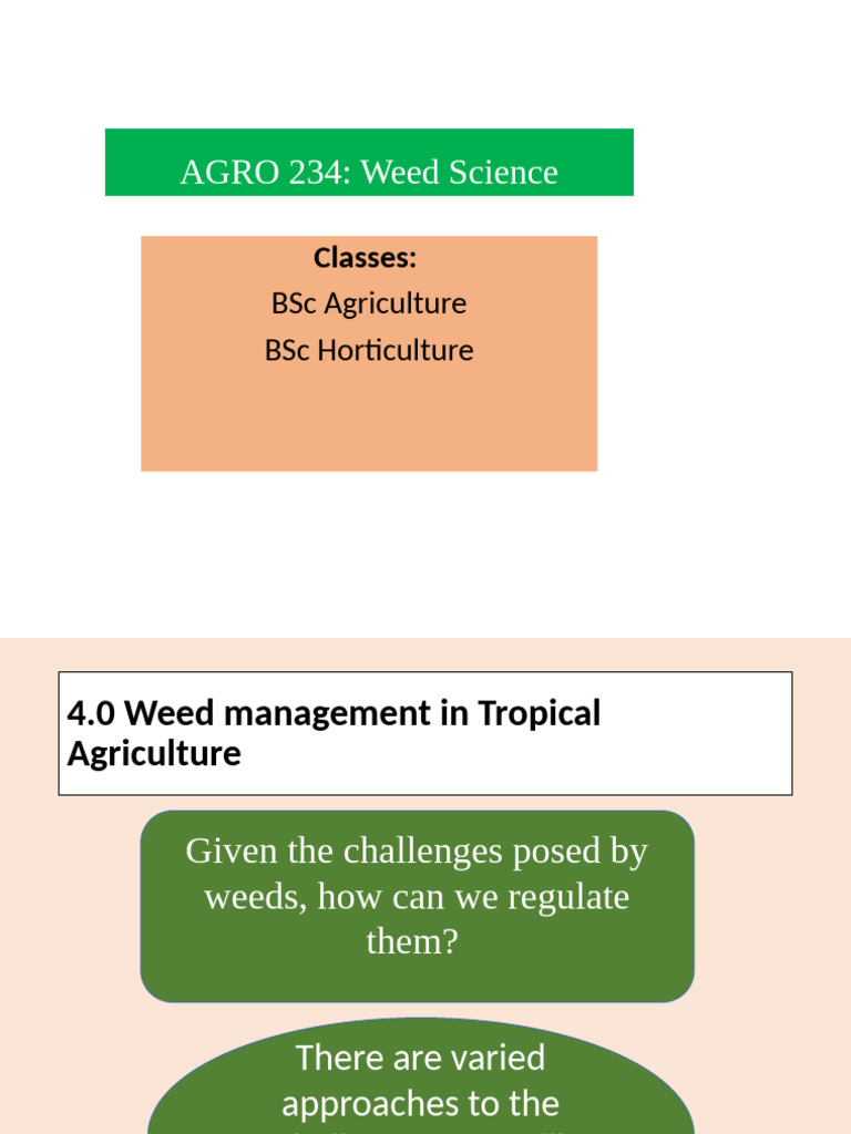 Chp 3 Weed Crop Interaction 1 Pdf Mulch Herbicide