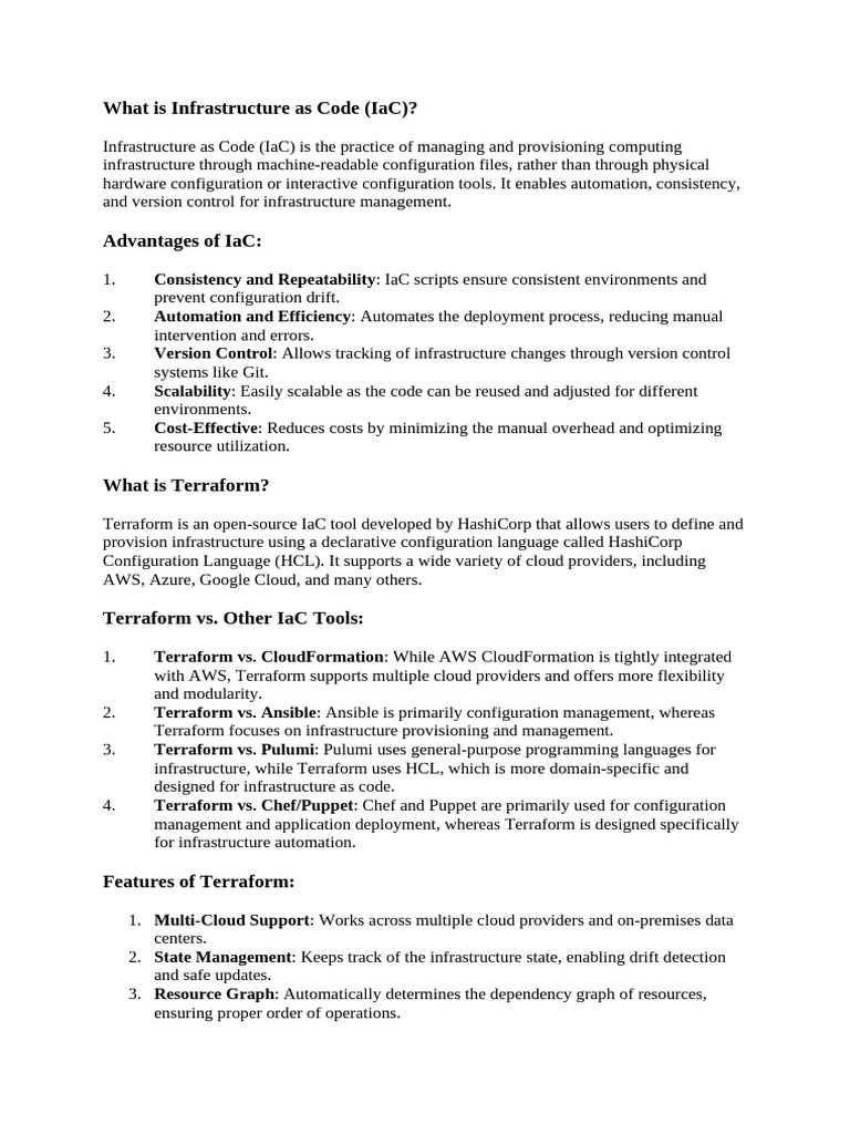 Terraform Essentials for IaC Management | PDF | Cloud Computing ...