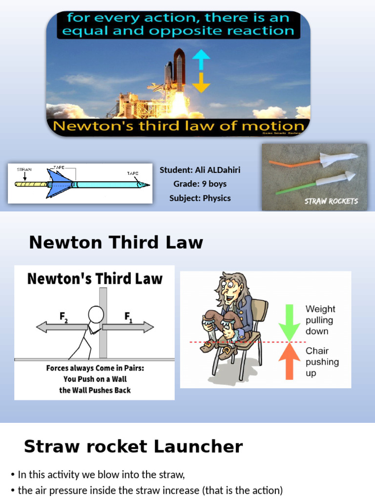 Physics StrawRocket | PDF