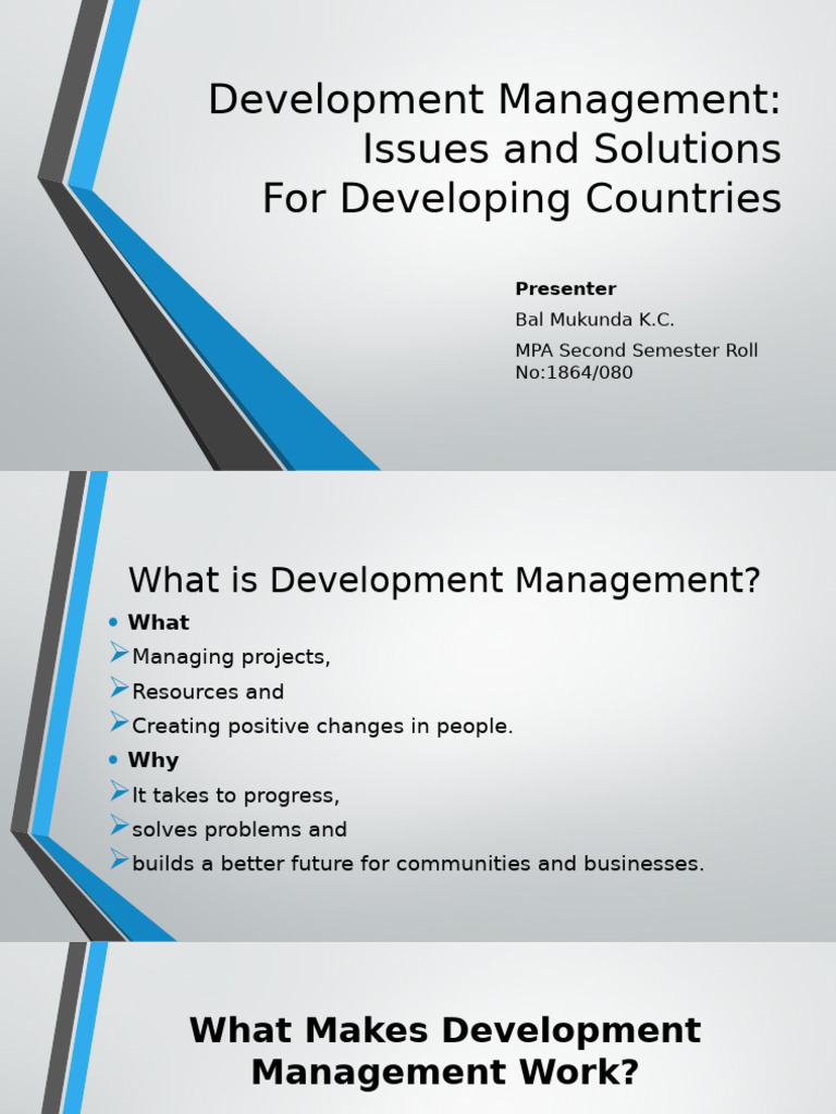 Development Management Solutions for Growth | PDF | Economies