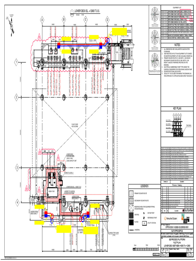 GE Process Platform Plot Plan Details | PDF