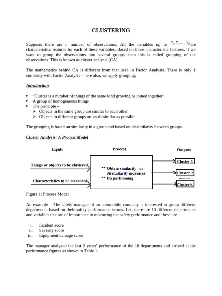 Understanding Cluster Analysis Techniques | PDF | Cluster Analysis ...