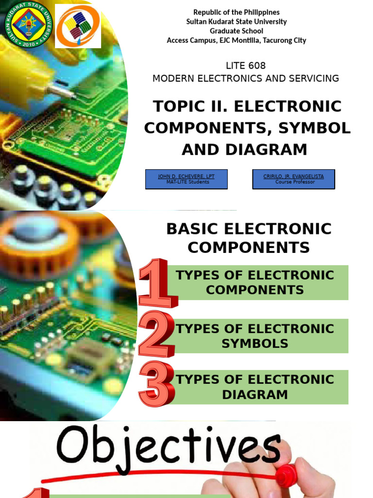 Electronic Components Overview | PDF | Inductor | Switch