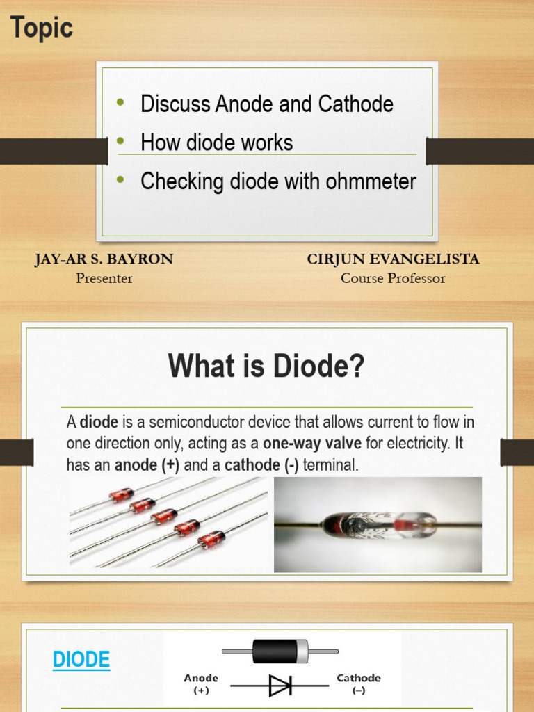 Understanding Diodes: Anode, Cathode, Function | PDF | Diode | P–N Junction