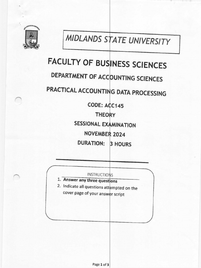Acc145 Nov 2024 | PDF