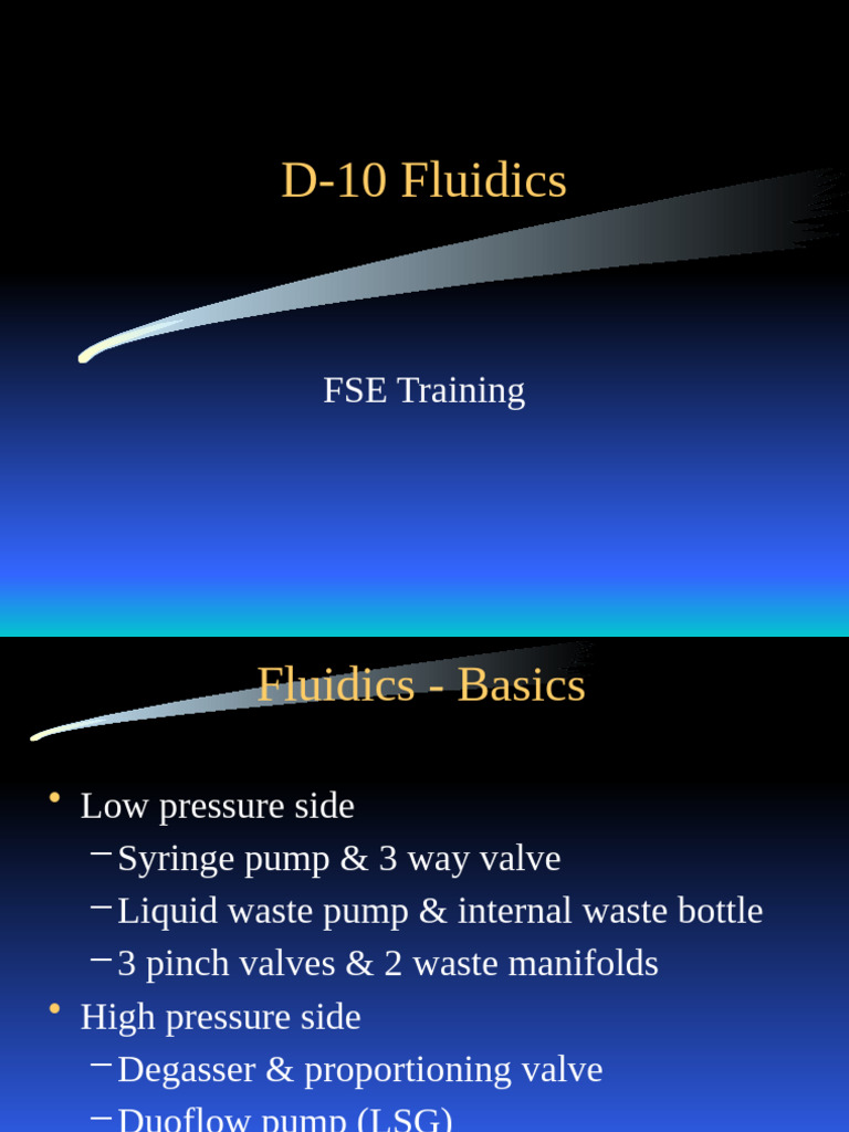 D10 Fluidics | PDF