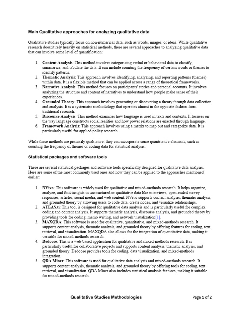 2 Guidelines For Qualittatve Studies Methodology | PDF | Qualitative ...