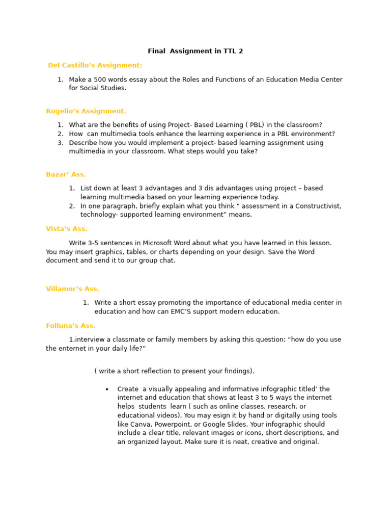 Education Media Center and PBL Insights | PDF