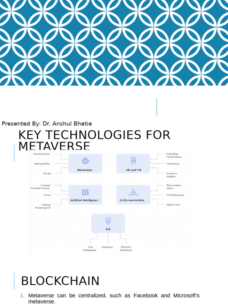 Blockchain's Role in Metaverse Development | PDF | Augmented Reality ...